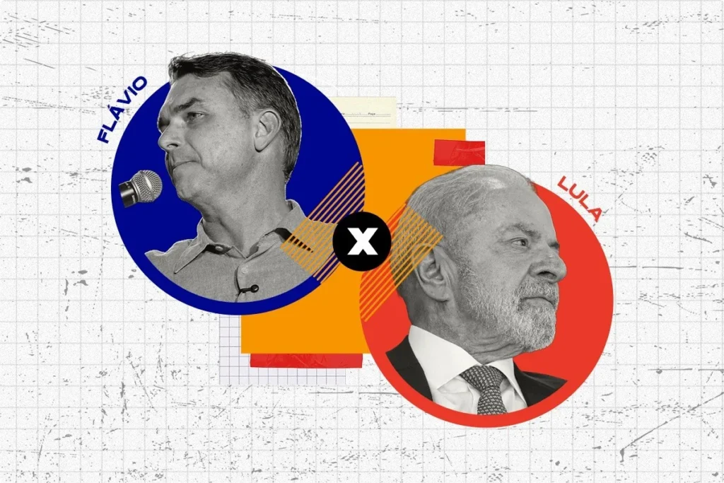 Real Time: Flávio Bolsonaro tem 52% e Lula 48% dos votos válidos